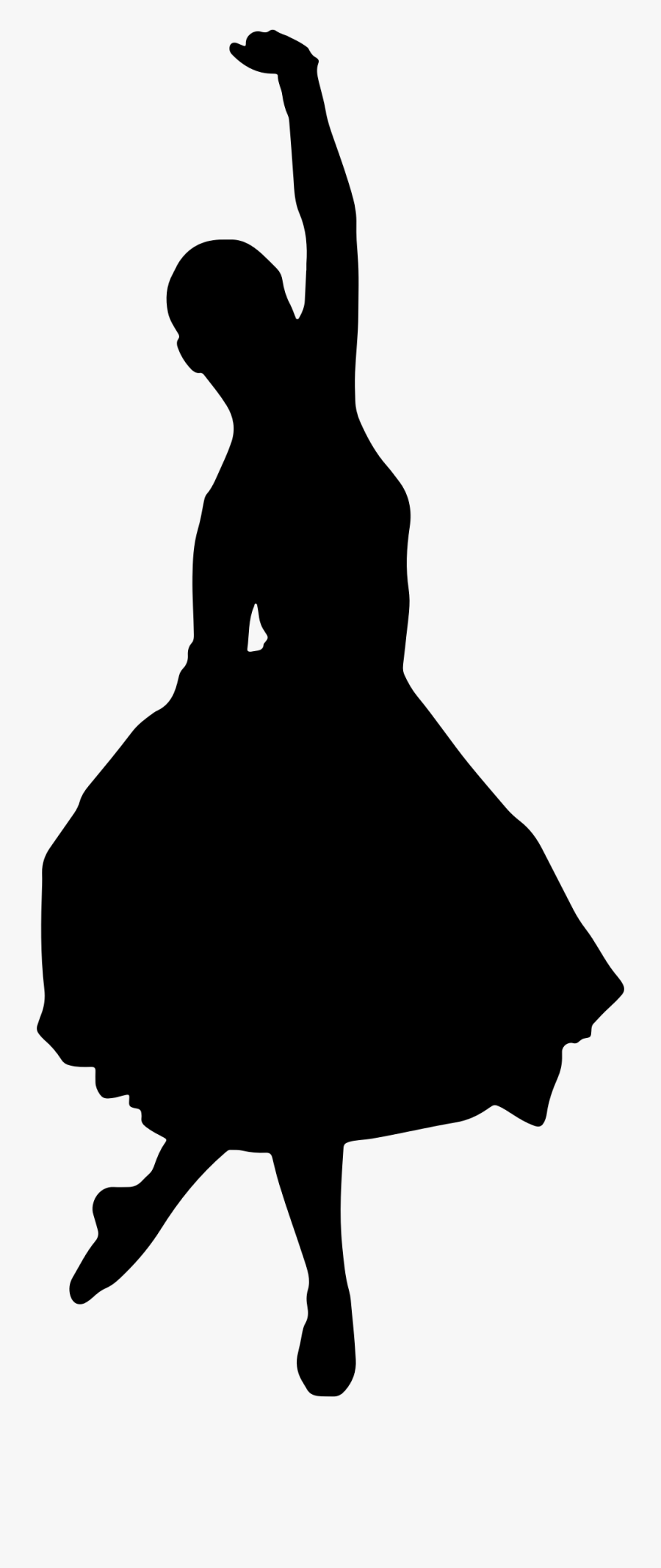 Clipart - Silhouette Ballet Danse Png, Transparent Clipart