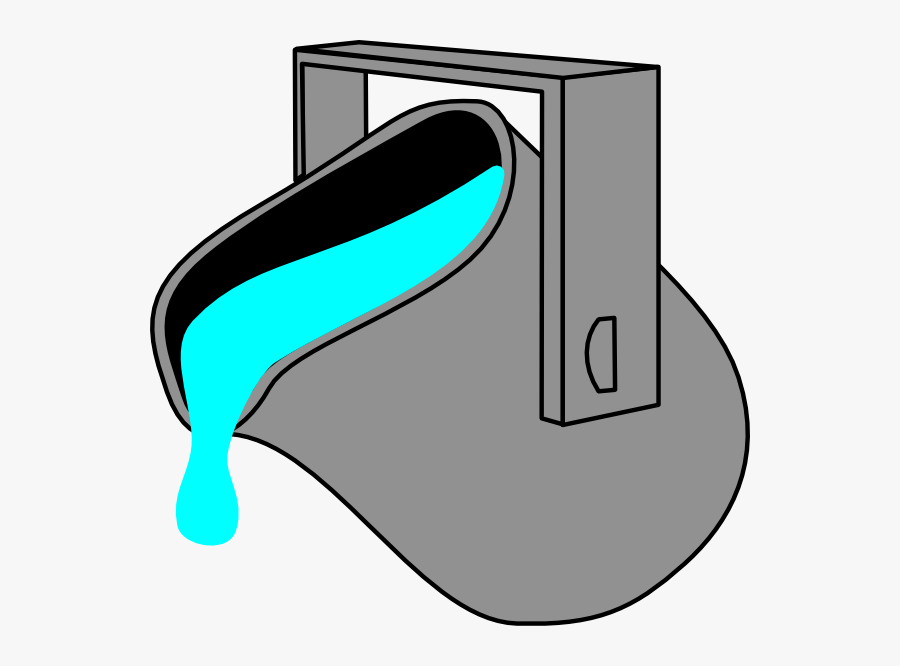 Bucket Of Water With Holes Clipart - Pouring Water Bucket Clipart, Transparent Clipart