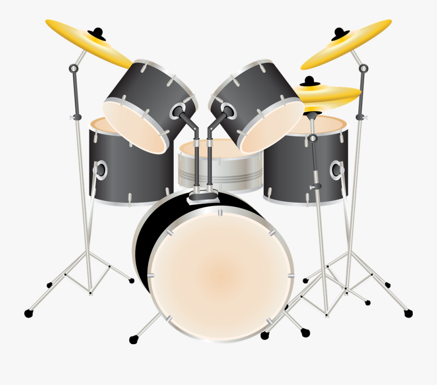 Free Drum Kit Clip Art - Drums Clipart Png, Transparent Clipart