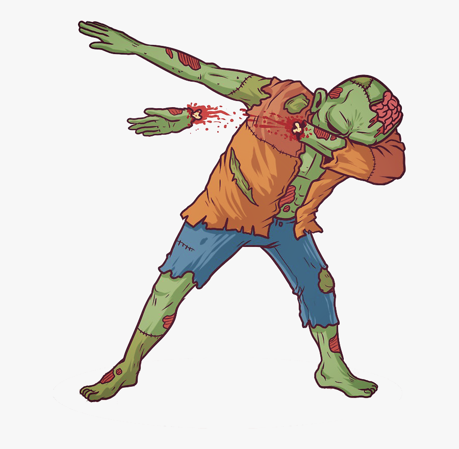 #halloween #zombie #dab#freetoedit #ftezombies - Zombie Dab, Transparent Clipart