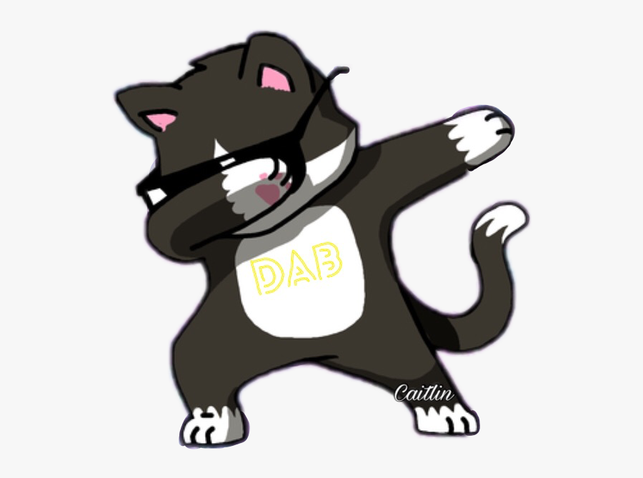 Clip Art Cat Dabbing - Dab Cat Png, Transparent Clipart