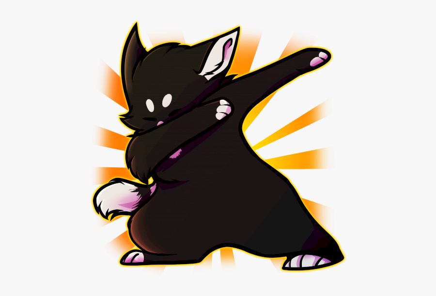 Kitty Dab T-shirt - Cartoon, Transparent Clipart