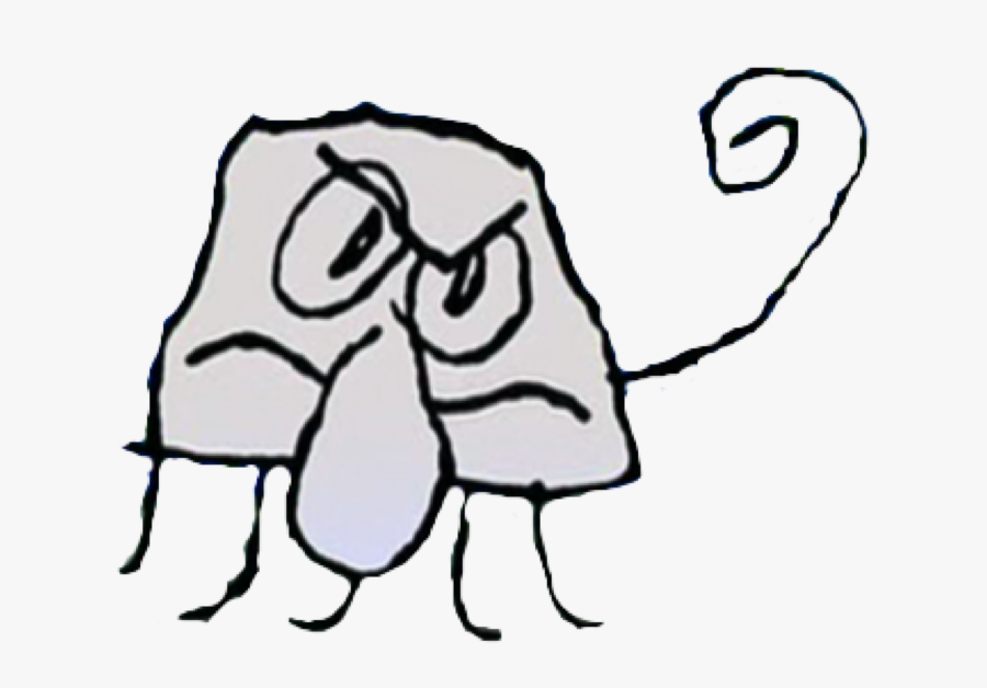 Collection Of Free Dab Drawing Squidward Download On - Doodlebob Gif, Transparent Clipart