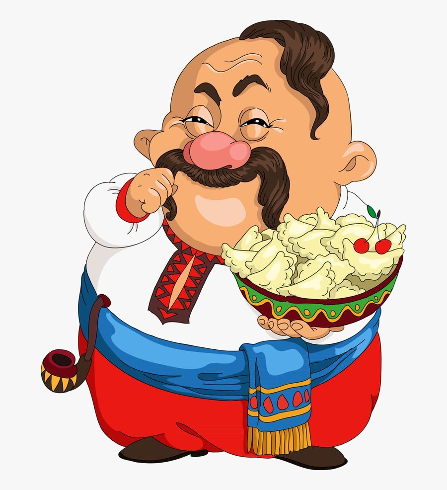 What To Eat In Ukraine An Englishman Living In Ukraine - Funny Russian Cartoon Character, Transparent Clipart