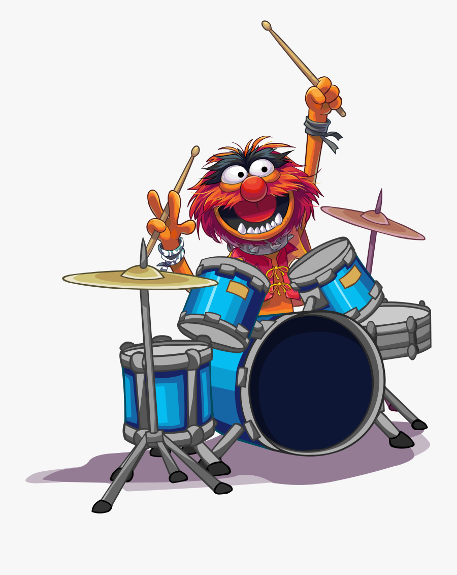 Image Ahhhh Png Club - Animal Drummer Muppets, Transparent Clipart