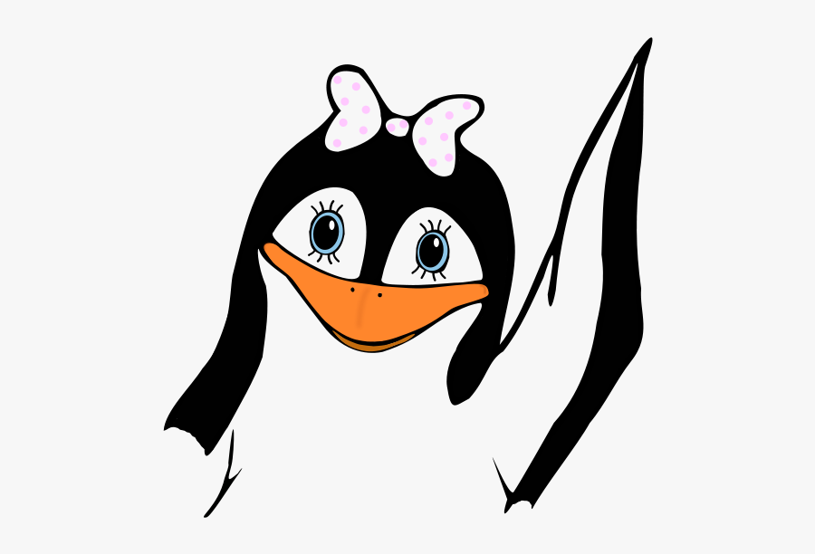 Female Penguin Clip Art, Transparent Clipart