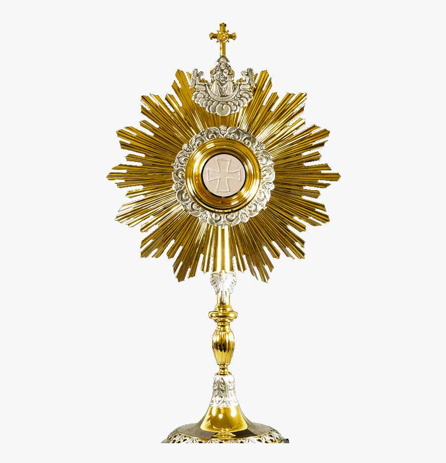 Monstrance Adoration Others Eucharistic Sacrament Download - Custodia Del Santisimo Png, Transparent Clipart
