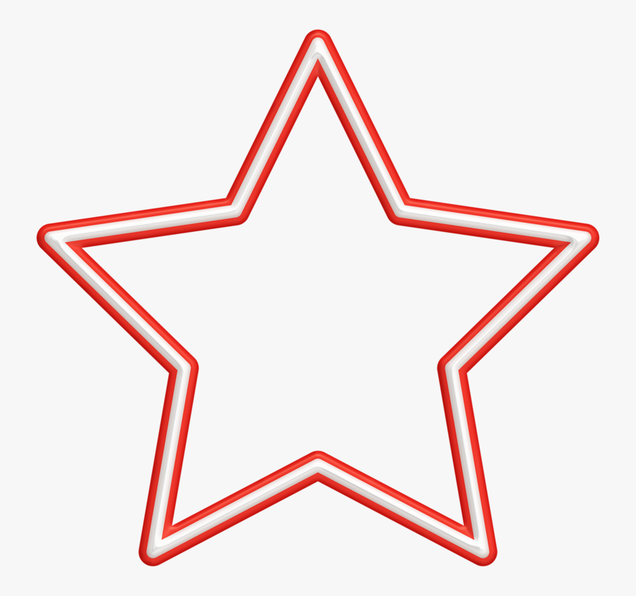 White Outline Star Png Clipart , Png Download - Walk Of Fame Star Drawing, Transparent Clipart