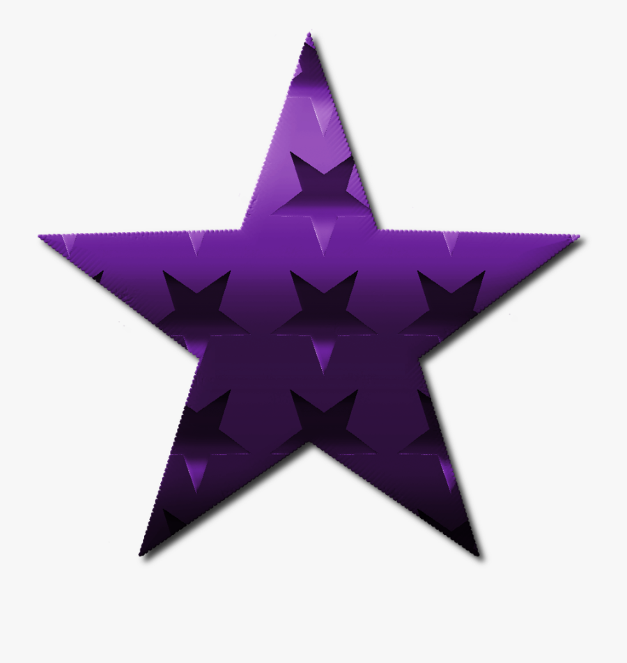 Transparent Star Clipart Png - Purple Star Transparent Background, Transparent Clipart