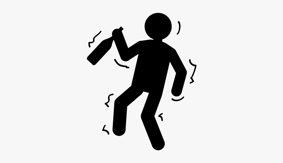 Drunk Pictogram, Transparent Clipart