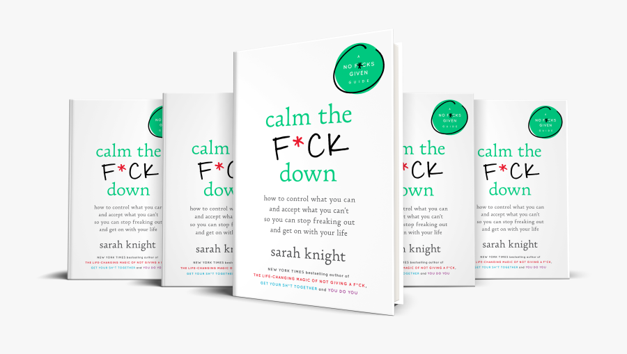 Reading Group Guide - Calm The Fuck Down Book Cover, Transparent Clipart
