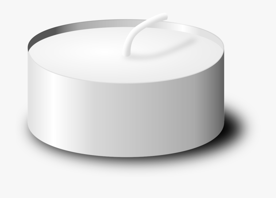 Angle,cylinder,tealight - White Tealight Candle Png, Transparent Clipart