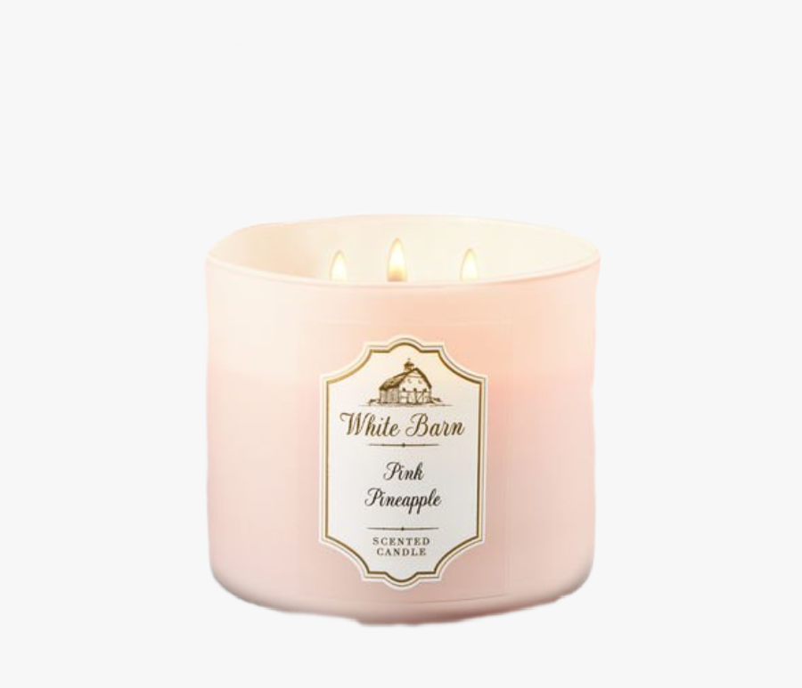 Candle Aesthetic Pink Pineapple Freetoedit - Candle, Transparent Clipart