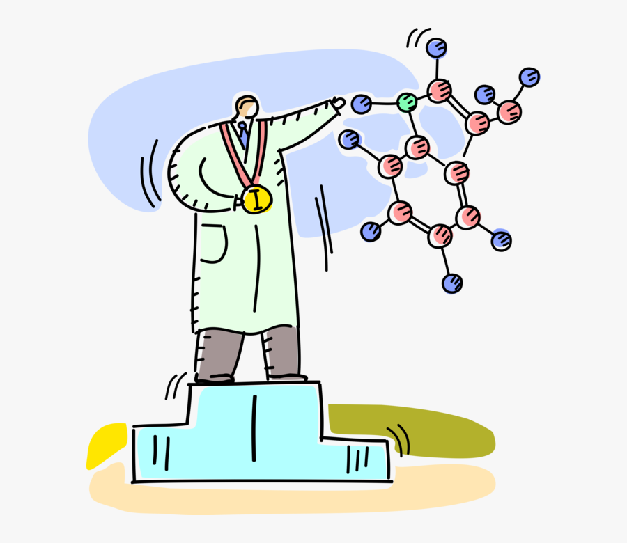 Vector Illustration Of Chemistry Industry Laboratory - Cartoon, Transparent Clipart