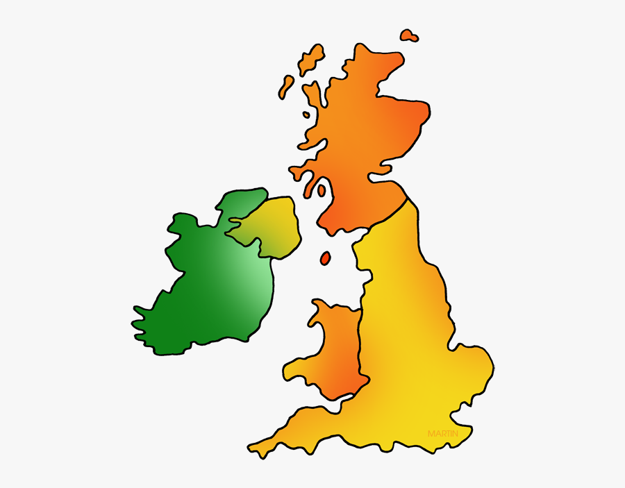 Britain Clipart Britain Map - Map Great Britain Png, Transparent Clipart