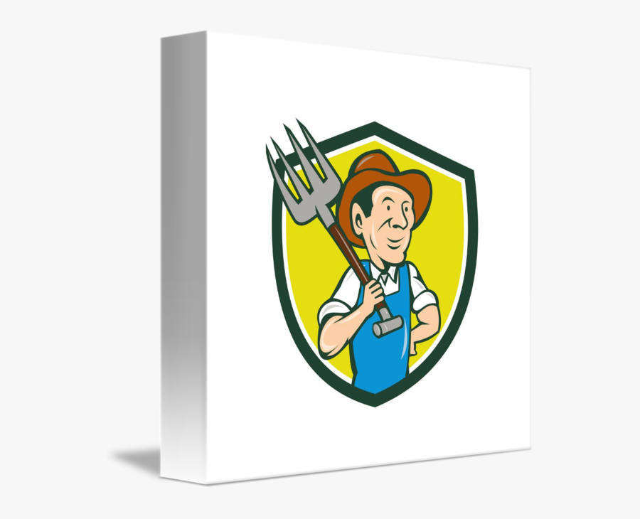 Clip Art Holding Shoulder Crest Cartoon - Pollo Con Overol Azul Caricatura, Transparent Clipart