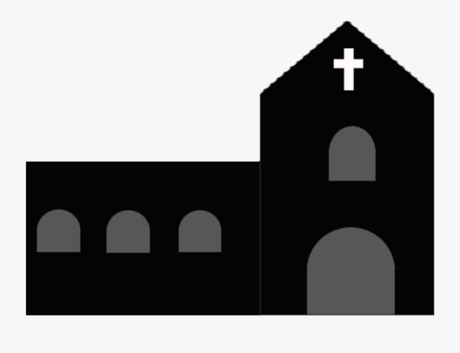 Ireland Church Silhouette Clip Arts, Transparent Clipart