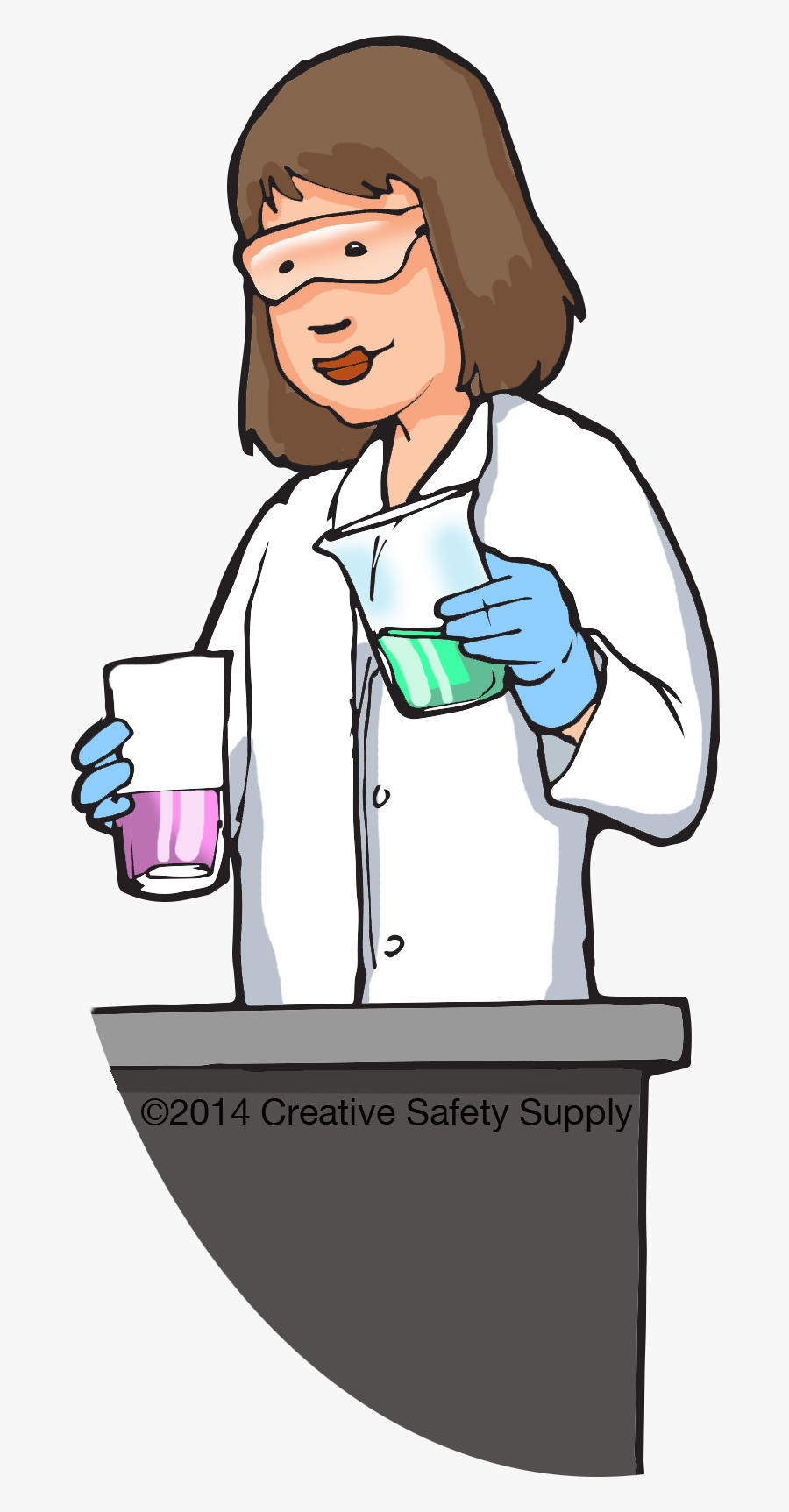 Safe Clipart Lab Safety - Lab Safety Clipart, Transparent Clipart