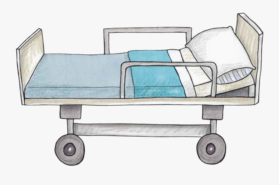 Hospital Clipart Hospital Bed - Hospital Bed Art Png, Transparent Clipart