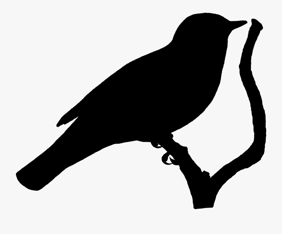 Digital Bird Silhouette Download - Black Birds Silhouette Transparent Background, Transparent Clipart