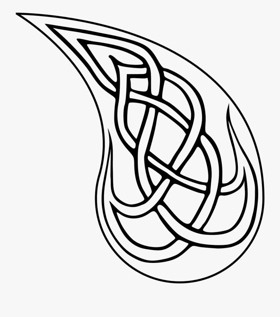 Flameknot Clip Art Download - Celtic Designs Simple, Transparent Clipart