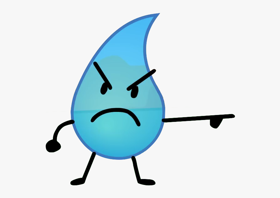 Transparent Teardrops Clipart - Bfb Teardrop, Transparent Clipart