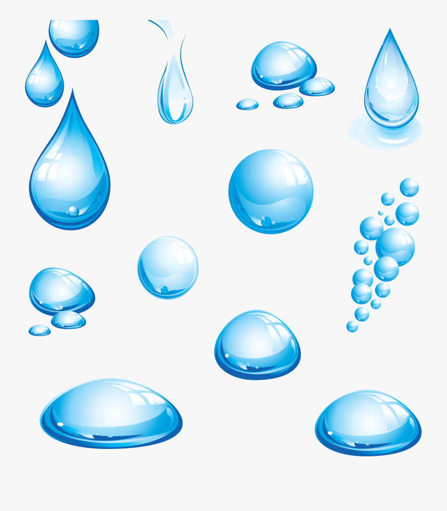 Water Drop Free Images Clip Art On Transparent Png - Blue Water Drop Png, Transparent Clipart