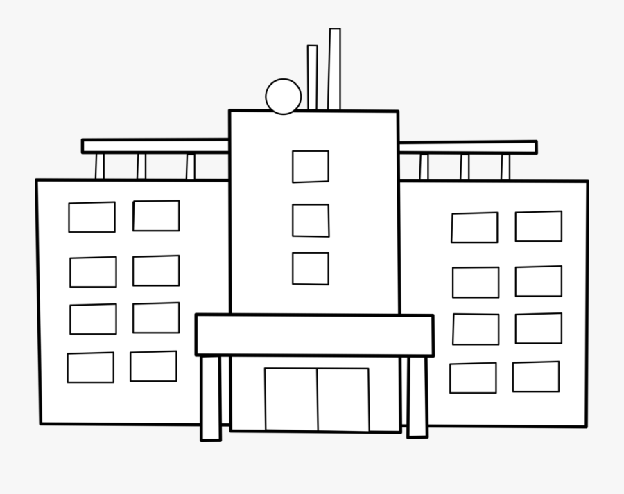 Medicine Line Art Drawing - Mewarnai Gambar Rumah Sakit, Transparent Clipart