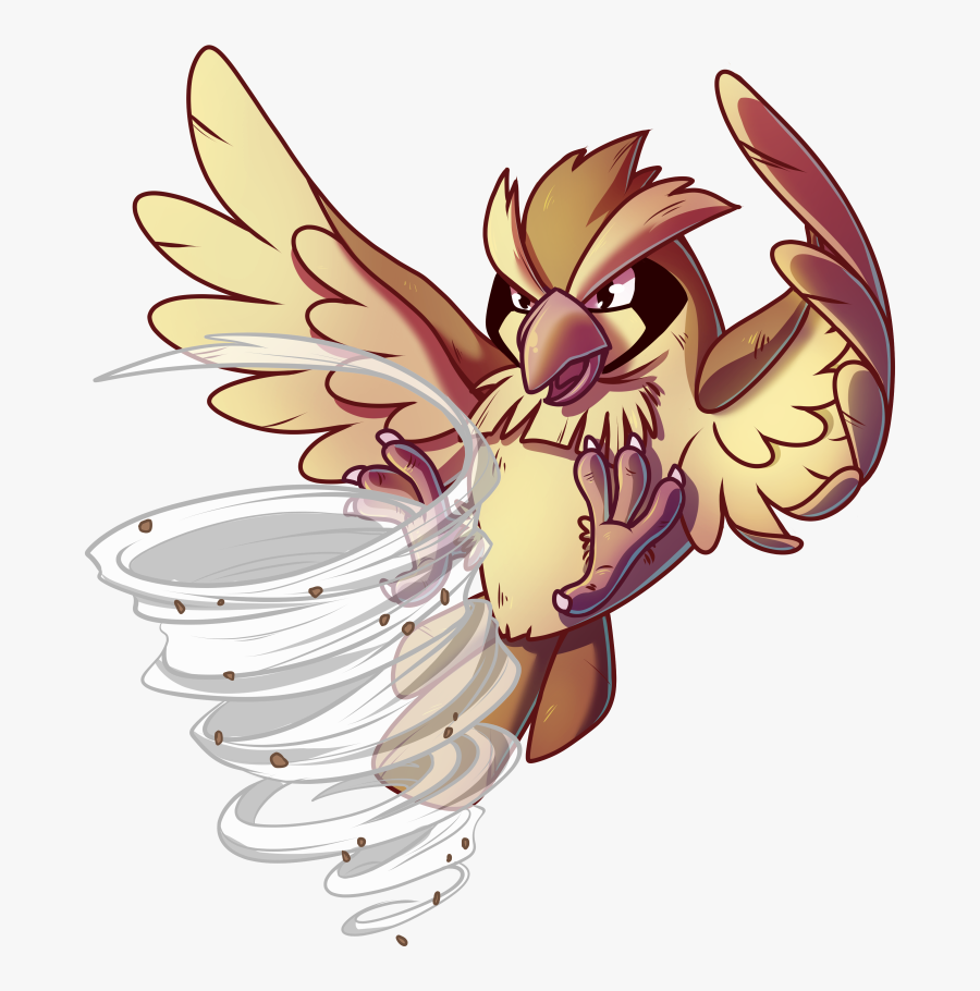 Pidgey Used Gust Game Art Hq Pokemon Tribute By Magnastorm - Pidgey Art, Transparent Clipart