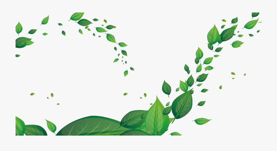 Tree In The Wind Blowing - Green Leaves In The Wind, Transparent Clipart