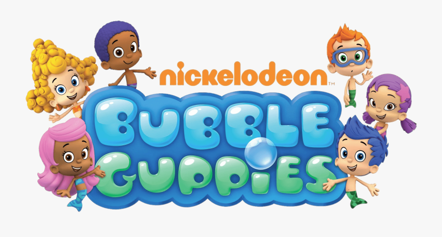 Bubble Guppies Logo - Cartoon, Transparent Clipart