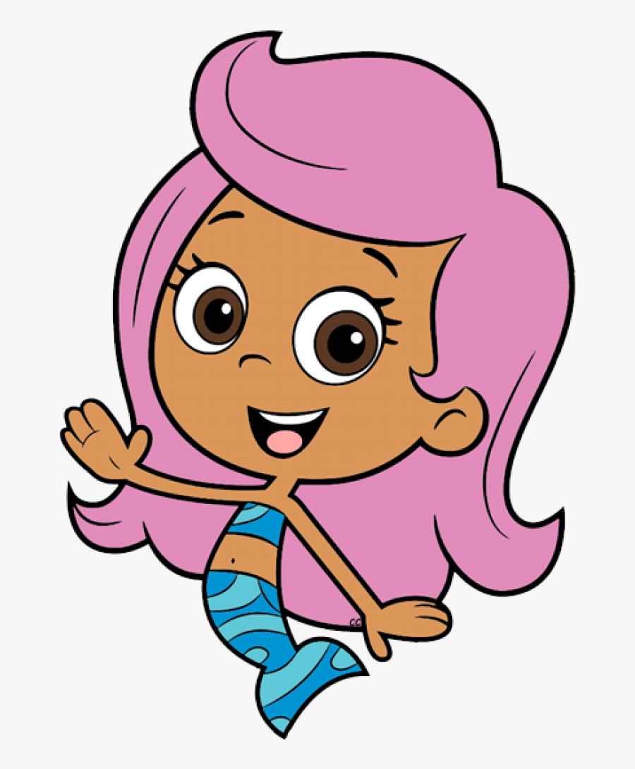 Transparent Bubble Guppy Clipart - Molly Bubble Guppies Coloring Page, Transparent Clipart