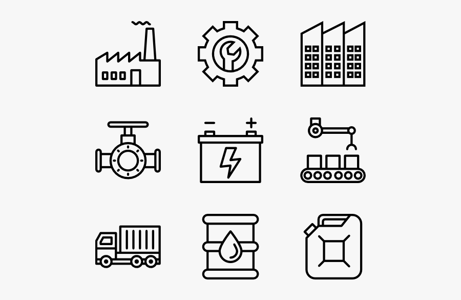 Industrial - Qr Code Icon, Transparent Clipart