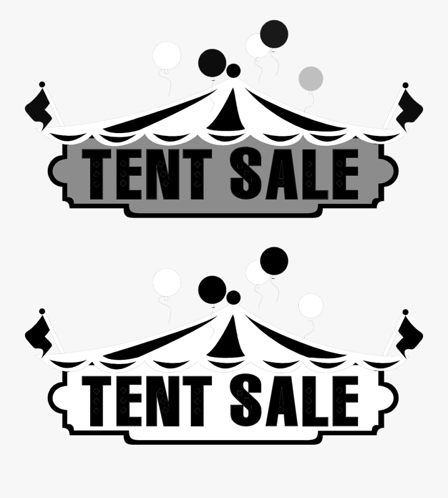 Clip Art Fiesta Clip Art Black And White - Tent Sale Clip Art Black & White, Transparent Clipart