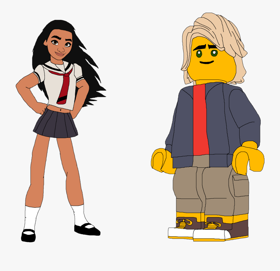 Moana And Lloyd As Sakura And Hiro - Hiro Hamada And Sakura Kinomoto, Transparent Clipart