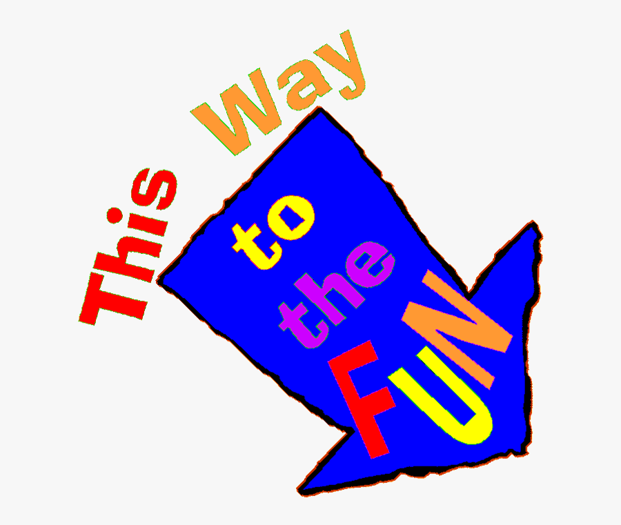 Way To Fun Arrow, Transparent Clipart