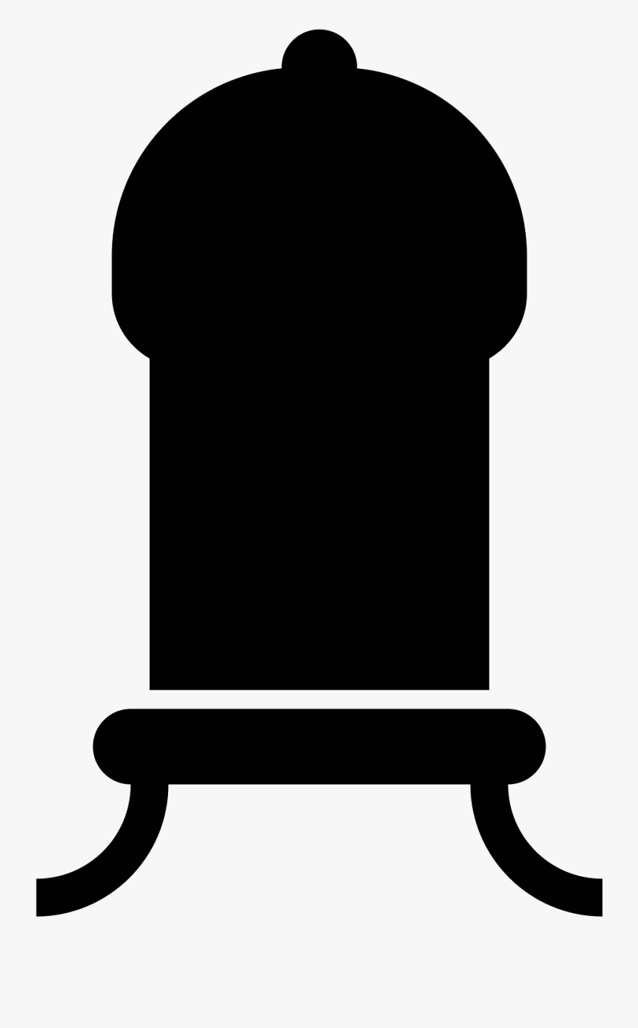 Condom On Filled Icon - Chair, Transparent Clipart