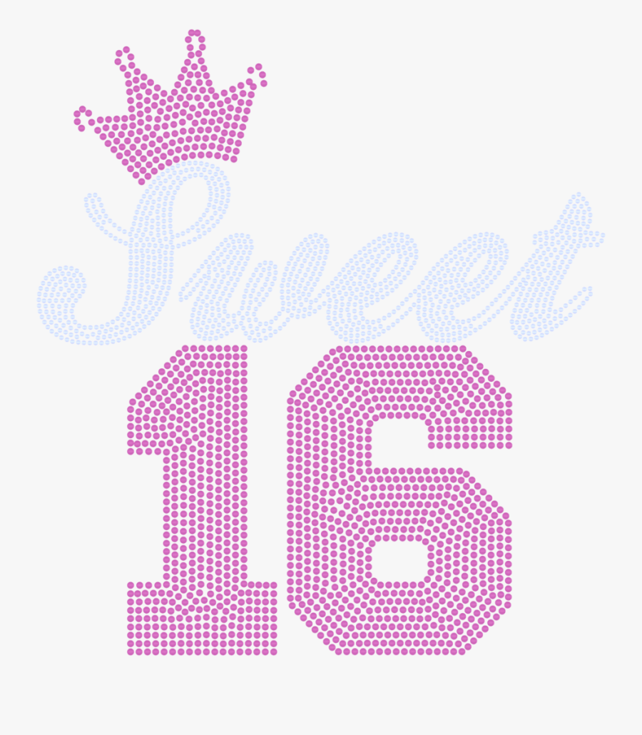 Clip Art - Sweet 16 Png, Transparent Clipart