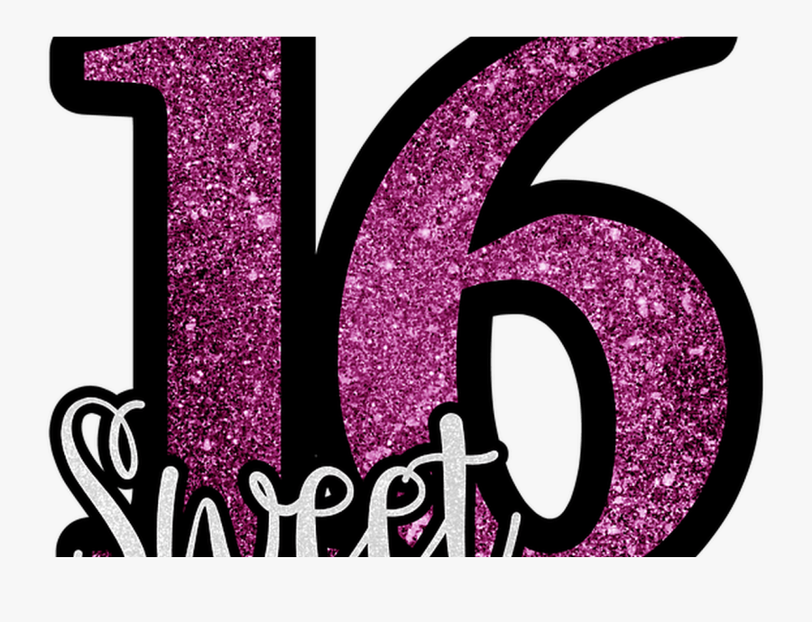 Transparent Sweet 16 Clipart Free - Sweet Sixteen Logo, Transparent Clipart