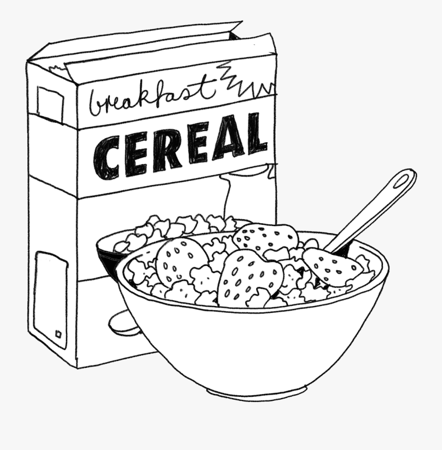 Transparent Cereal Bowl Clipart - Cereal Box Clip Art, Transparent Clipart