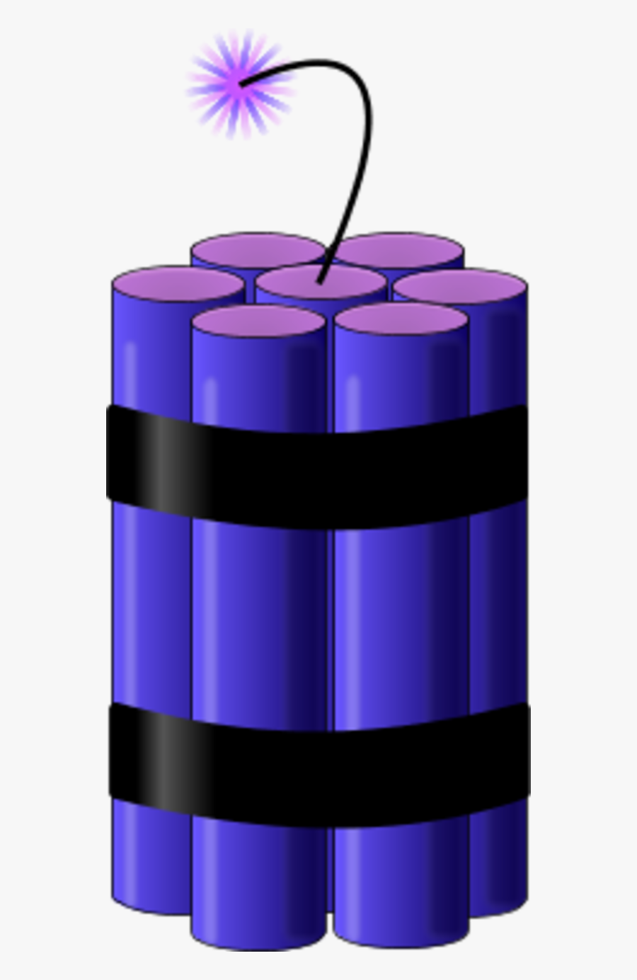 Dynamite With A Lit Fuse - Dynamite Clip Art, Transparent Clipart