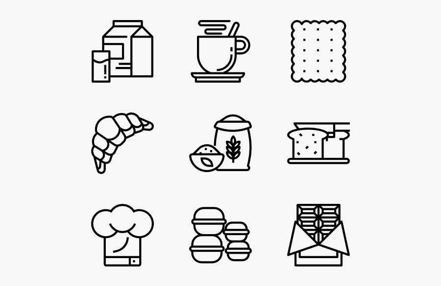 Bakery - Printed Materials Icon, Transparent Clipart
