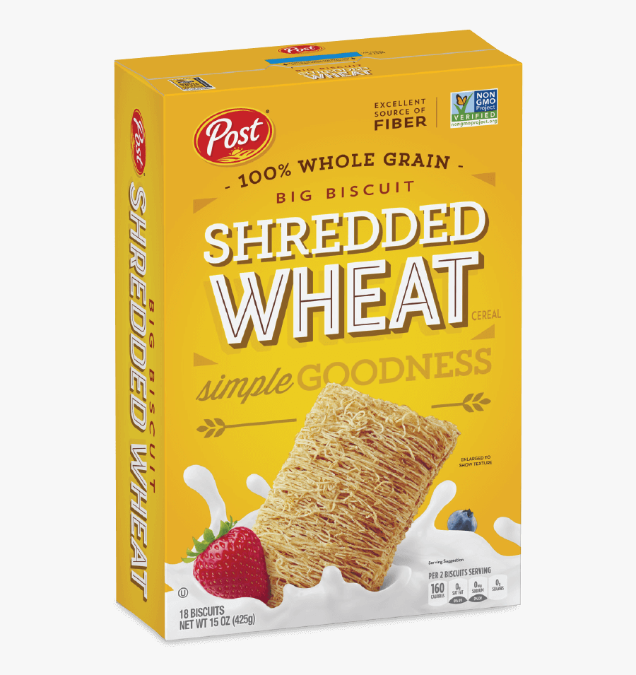 Shredded Wheat Cereal, Transparent Clipart