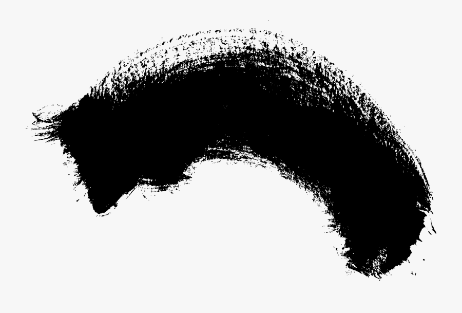 High Resolution Brush Stroke Clipart - Paint Brush Stroke Png Black, Transparent Clipart