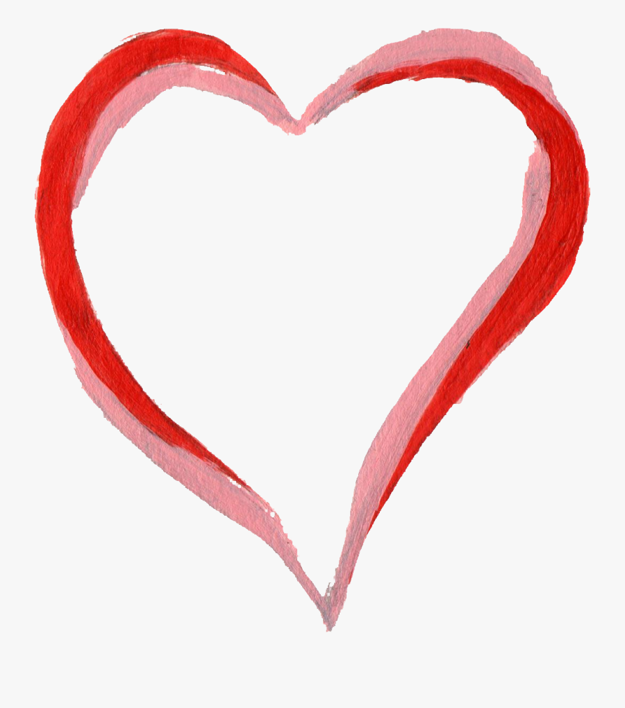 Transparent Brush Transparent Background - Heart Paint Brush Png, Transparent Clipart