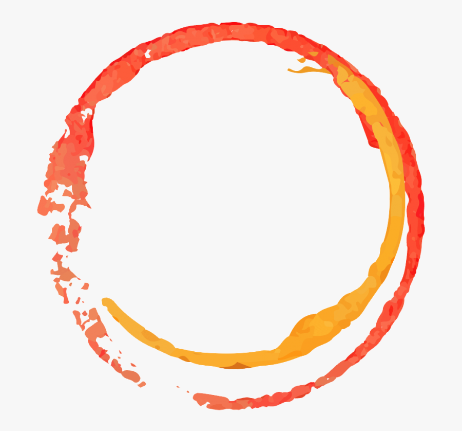 Png Orange Peoplepng Com - Circle Paint Stroke Png, Transparent Clipart