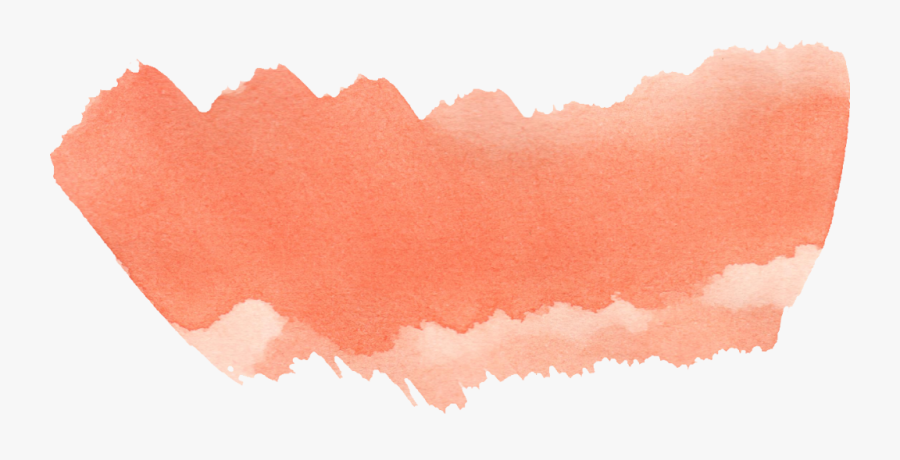 Peach Paint Stroke Png, Transparent Clipart