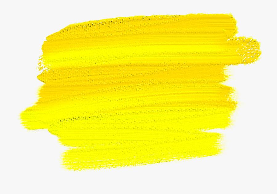 #yellow #brush #stroke #watercolor #brushstroke #oilpainting - Yellow Watercolor Brush Stroke, Transparent Clipart