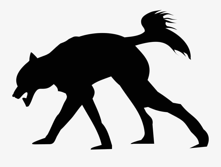 Weird Shadow Of A Dog - Dog Shadow Png, Transparent Clipart
