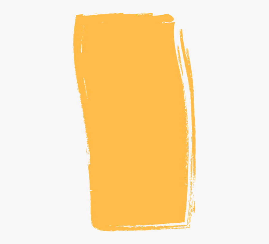 Paint Brush Stroke Png - Paint Brush Orange Stripe Png, Transparent Clipart